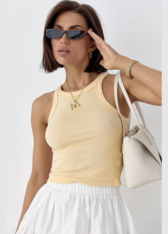 Однотонная женская майка Lurex — 331332412