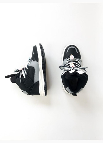 Черные демисезонные ботинки 26 г 17 см черный артикул д103 Bessky