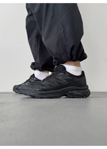 Чорні Осінні кросівки чоловічі salomon s / lab xt-6 triple black саломон хт-6 No Brand
