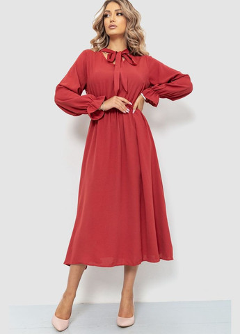 Коралловое платье нарядное цвет красный New Trend