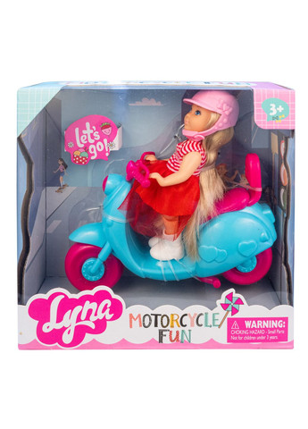 Игровой набор "Кукла Тая на скутере" (4607), розовый скутер Qunxing Toys (290841603)