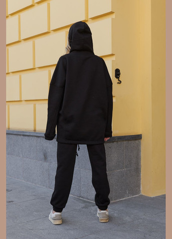 Худі жіноче чорне Oversize Intruder (359381163)