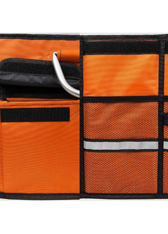 Складной органайзер с перегородками съемным дном в багажник автомобиля для перевозки вещей (479964-Prob) Оранжевый Unbranded (327366042)