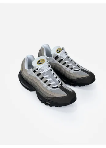 Серые всесезонные мужские кроссовки nike air max 95 og(no name) Vital-Textile NK723-N