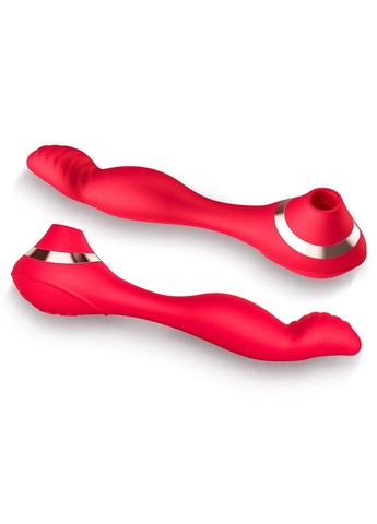 НОВИНКА 2024 хороший Вакуумный пульсирующий стимулятор клитора мастурбатор двойной смарт вибратор для женщин No Brand (302089718)