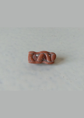 Керамическая бусина ручной работы "Сказочное Плетение №8" (светло-коричневая) Коти&Ангели (301533157)