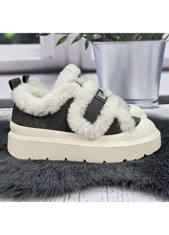 Жіночі зимові кросівки на липучках з натуральної замші на хутрі Hengji (365718530)