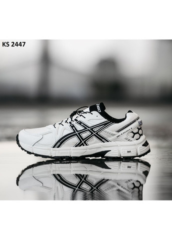 Белые демисезонные кроссовки мужские asics gel-kahana 8 white асикс гель кахано No Brand
