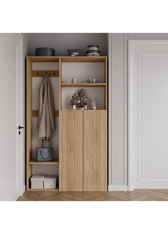 Прихожая для верхней одежды и обуви с вешалкой и шкафом W-4 No Brand (371910864)