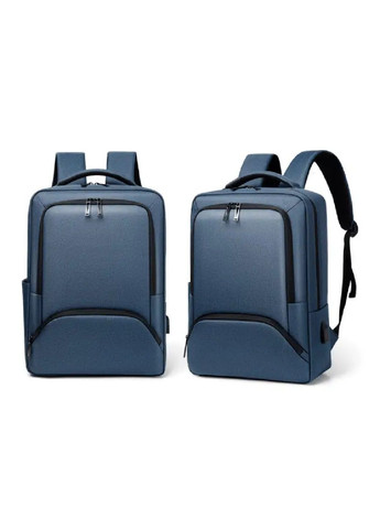 Рюкзак повседневный городской с отделением для ноутбука выходом для USB-провода оксфорд 43х32х12 см 16 л (477564-Prob) Синий Unbranded (298112418)
