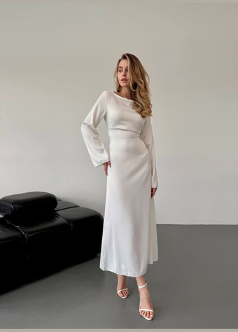 Молочна святковий сукня No Brand однотонна