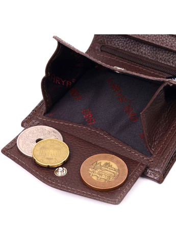 Стильне портмоне для чоловіків з натуральної шкіри з тисненням під крокодила коричневий 21324 Karya (329197054)