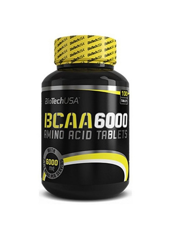 Аминокислота BCAA 6000, 100 таблеток Biotech (295899177)