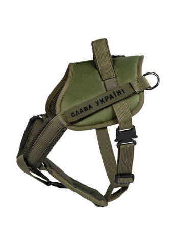 Шлей для служебных собак PRO, металлический фастекс,, В 35-45 см, хаки WAUDOG (326836335)