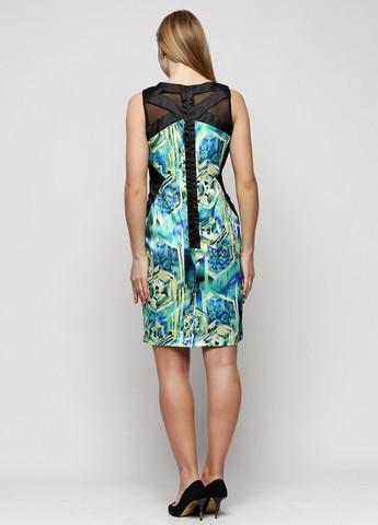 Зеленое повседневный платье розово-черный Axel