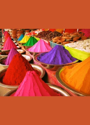 Краска Холи Holi Fest набор 20 пакетов пакеты 50 грамм 10 цветов No Brand (331738709)