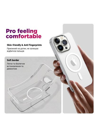 Чохол до мобільного телефона (ARM82266) ArmorStandart Unit MagSafe Samsung S25 Ultra Matte Clear Silver (357490982)