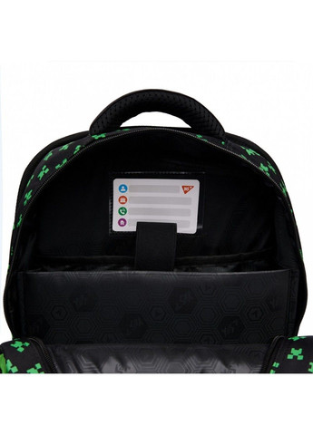 Рюкзак школьный с ортопедической спинкой 38х30х15см S-72 Minecraft Team 55990 Yes (325700129)