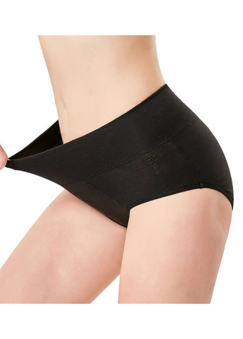 Труси поглинаючі для місячних від протікань. 4-х шарова ластовиця від переднього до заднього пояса. Нічні труси захисні, Чорний No Brand Впитывающие|Для критических дней (361251432)