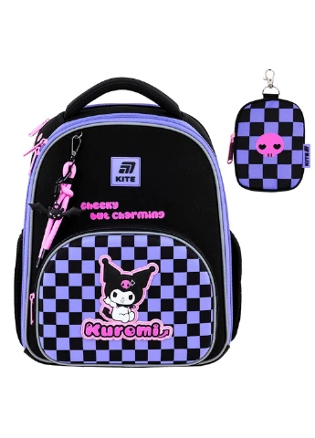 Школьный набор Education Kuromi SET_HK25-556M (рюкзак, пенал, сумка) Kite (385422161)