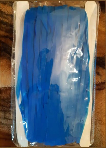 Дождик для фотозоны праздничный 2 м на 1 м синий Jannet Дощик (316502824)