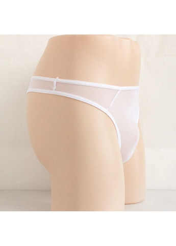 Прозорі стрінги білі чоловічі No Brand (364123997)