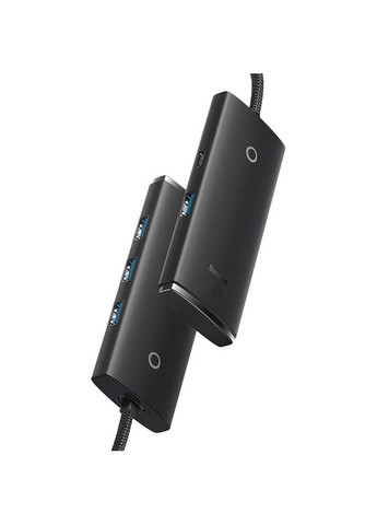 USBхаб Lite Series 4in1 Black (37802) Baseus (306614275)