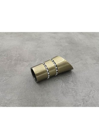 Карниз Дива гладкая штанга одинарный модерн 25 мм 200 см Антик Quadrum (352782599)