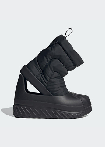 Осенние дутики adifom superstar winter adidas резиновые