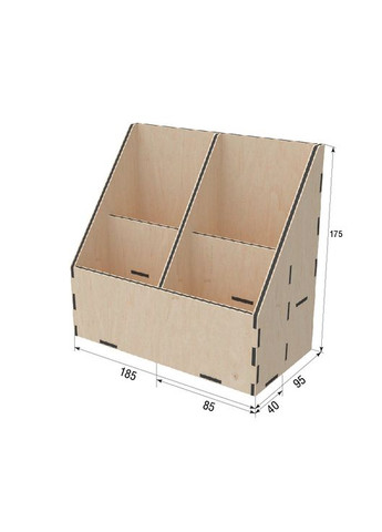 Органайзер для чаю і пакетів 80х120 - 4 комірки Ekostar (370948749)