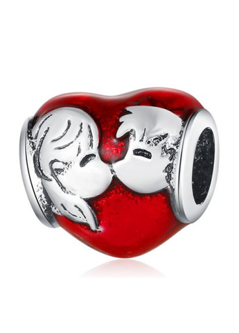 Шарм кулон намистини у вигляді серця і на серці пара дівчинка і хлопчик цілуются Fashion Jewelry (285110760)