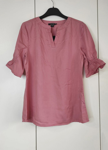 Рожева літня блуза короткий рукав з ліоцелу Esmara