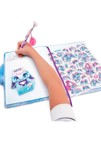 Великий пухнастий блокнот 2 в 1 "Агата" Nebulous Stars 12523 мініблокнот на спіралі No Brand (330602257)