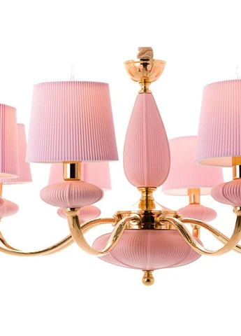 Люстра подвесная розовая BL002/8pink SLAVIA (376290836)