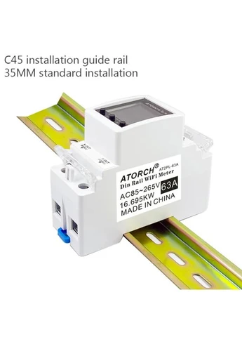 Реле умное на DIN-рейку AT2PL-63A 2P 63A Wi-Fi Atorch (388645697)