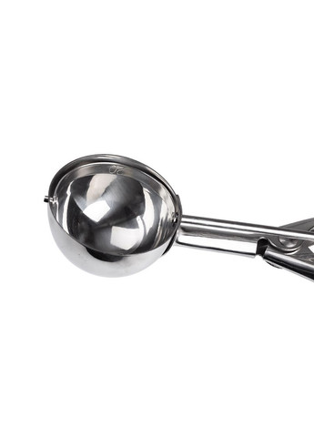 Кругла ложка для морозива з нержавіючої сталі 21х6,5 см для десертів та заморожених страв ProDobro (364191891)