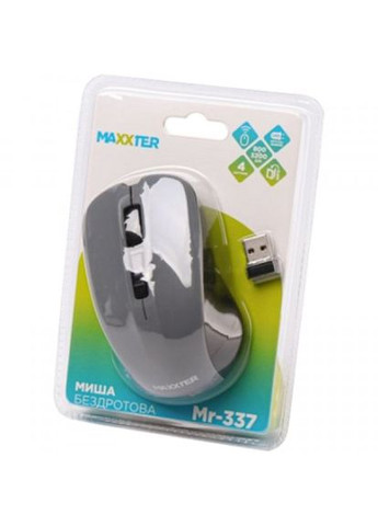 Миша Maxxter mr-337-gr wireless gray (275092047)