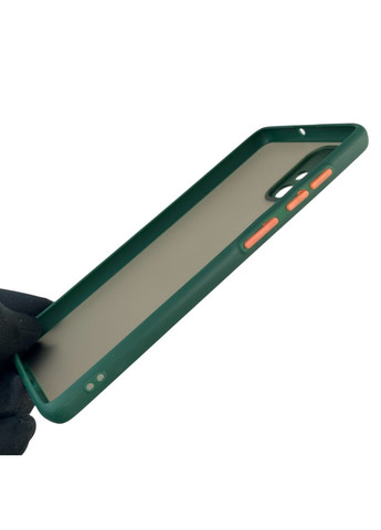 Чехол для телефона Galaxy A71 (SM-A715F) с высокими бортами защитой камеры самсунг а71 темно-зеленый Samsung (366385702)