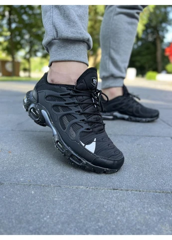 КРОССОВКИ ЖЕНСКИЕ NIKE AIR MAX TN TERRASCAPE PLUS BLACK WHITE GREY НАЙК АИР МАКС ТН ПЛЮС БЕЛЫЕ No Brand белые демисезоны (391065248)