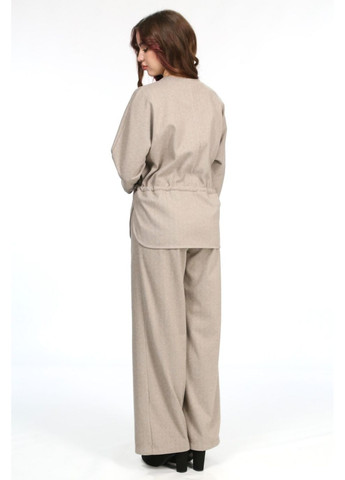 Туника теплая женская 0381 елочка бежевый Актуаль (373638827)