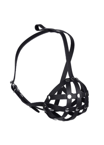 Намордник-сетка из натуральной кожи для французского бульдога размер М Kareline (339075583)