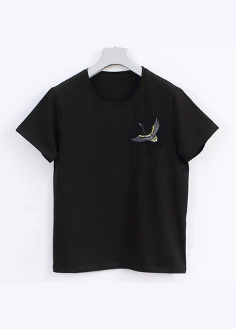 Женская футболка с аистом Ladan - (301026250)