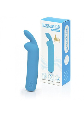 Віброкуля Rechargeable Bullet Blue Happy Rabbit (315497856)