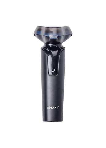 Электробритва 5 Вт 800 mAh бритва электрическая беспроводная с 3 бритвенными головками Синяя SK-16038BL Sokany (369143426)