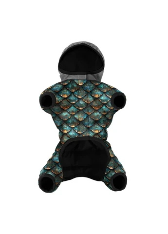 Комбінезон для собак Clothes малюнок "Луска",, В 36-38 см, С 24-26 см WAUDOG (365874204)