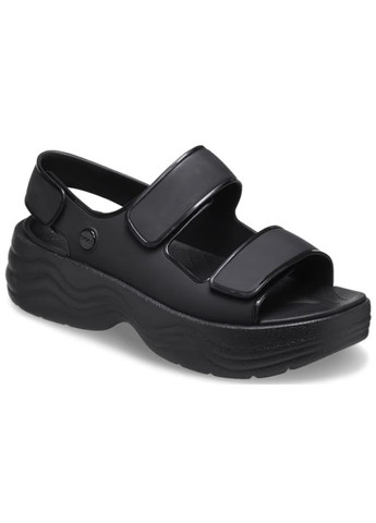 Повседневные женские сандалии skyline sandal black 36-6-23 см Crocs