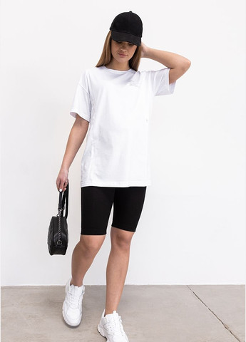 Чорні велосипедки легінси для вагітних трикотажні в рубчик Юла мама (291838199)