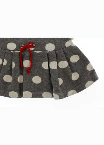 Серое платье с длинным рукавом флисовое в горошек серое 92 см (34706) BABYKROHA (323469387)