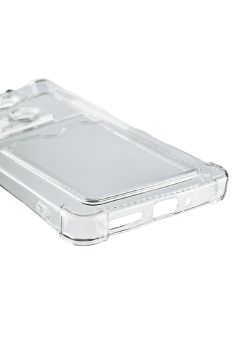 Чехол для POCO M6 Pro 4G с бронь углами с карманом для k-pop на сяоми поко м6 про 4г прозрачный Xiaomi (366020092)