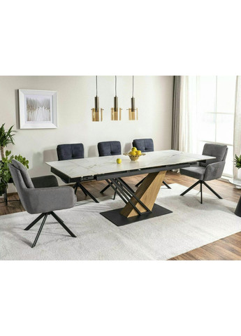 Стол обеденный раскладной GENESIS / Дуб Диаметр 160(220)X90 GENESISBD160 Signal (372178604)